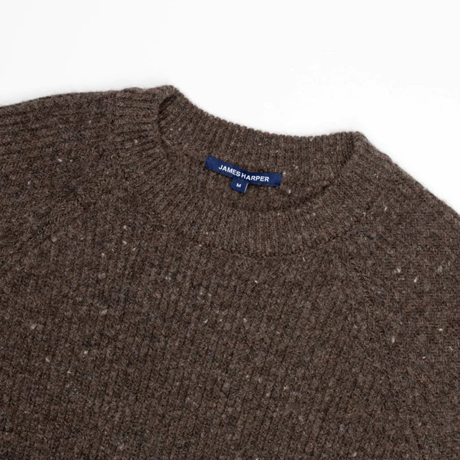 James Harper Cotton Chunky Raglan Jumper