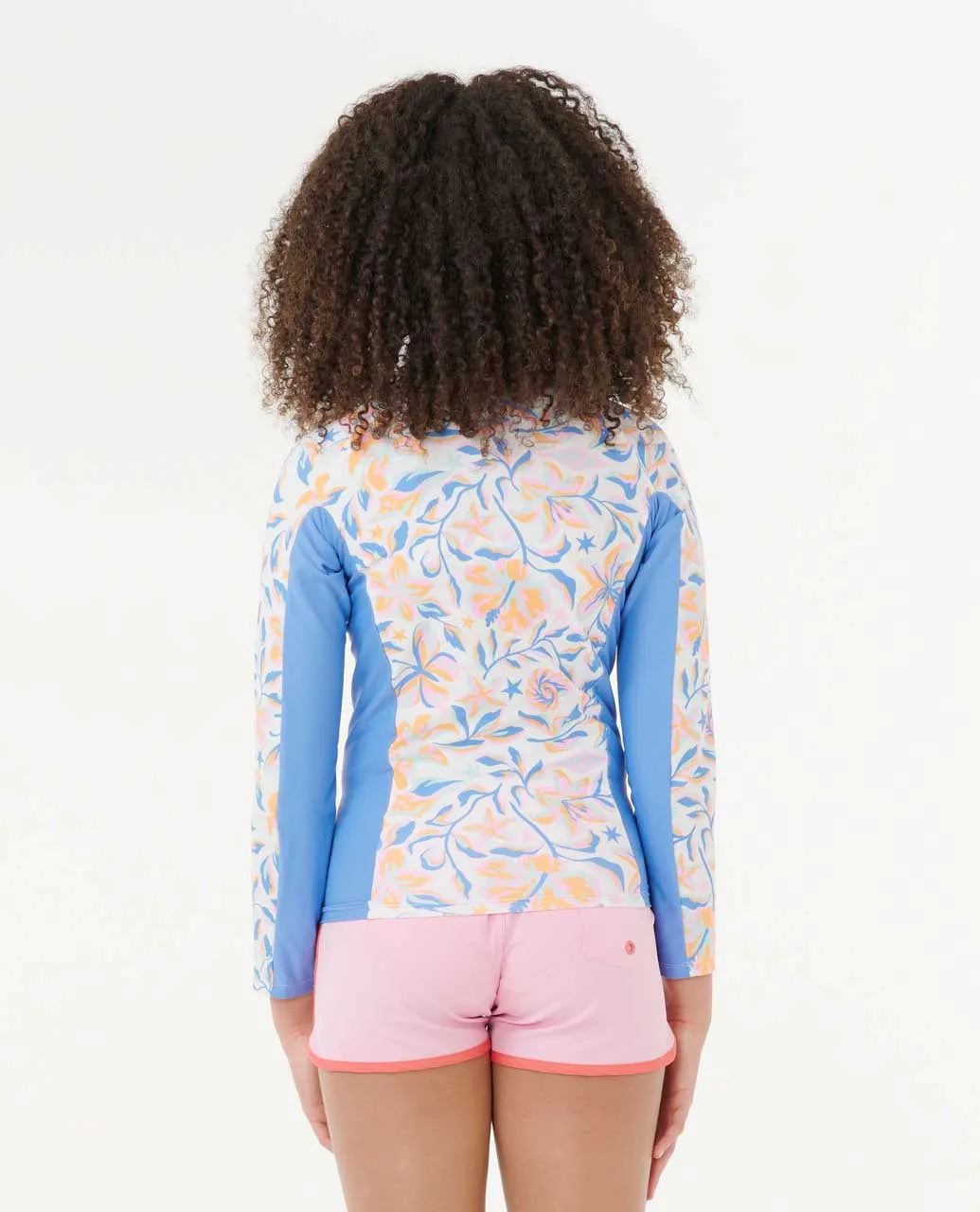 Ripcurl Sunset Sky Zip Through Rash Vest- Girls
