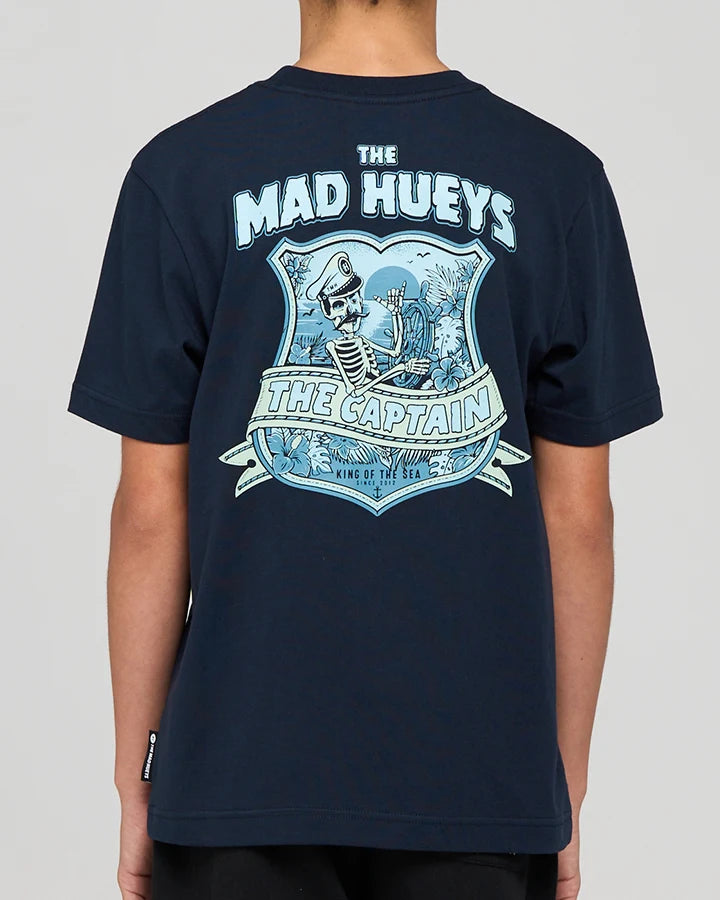 Mad Hueys Captain Two Faced Youth SS Tee