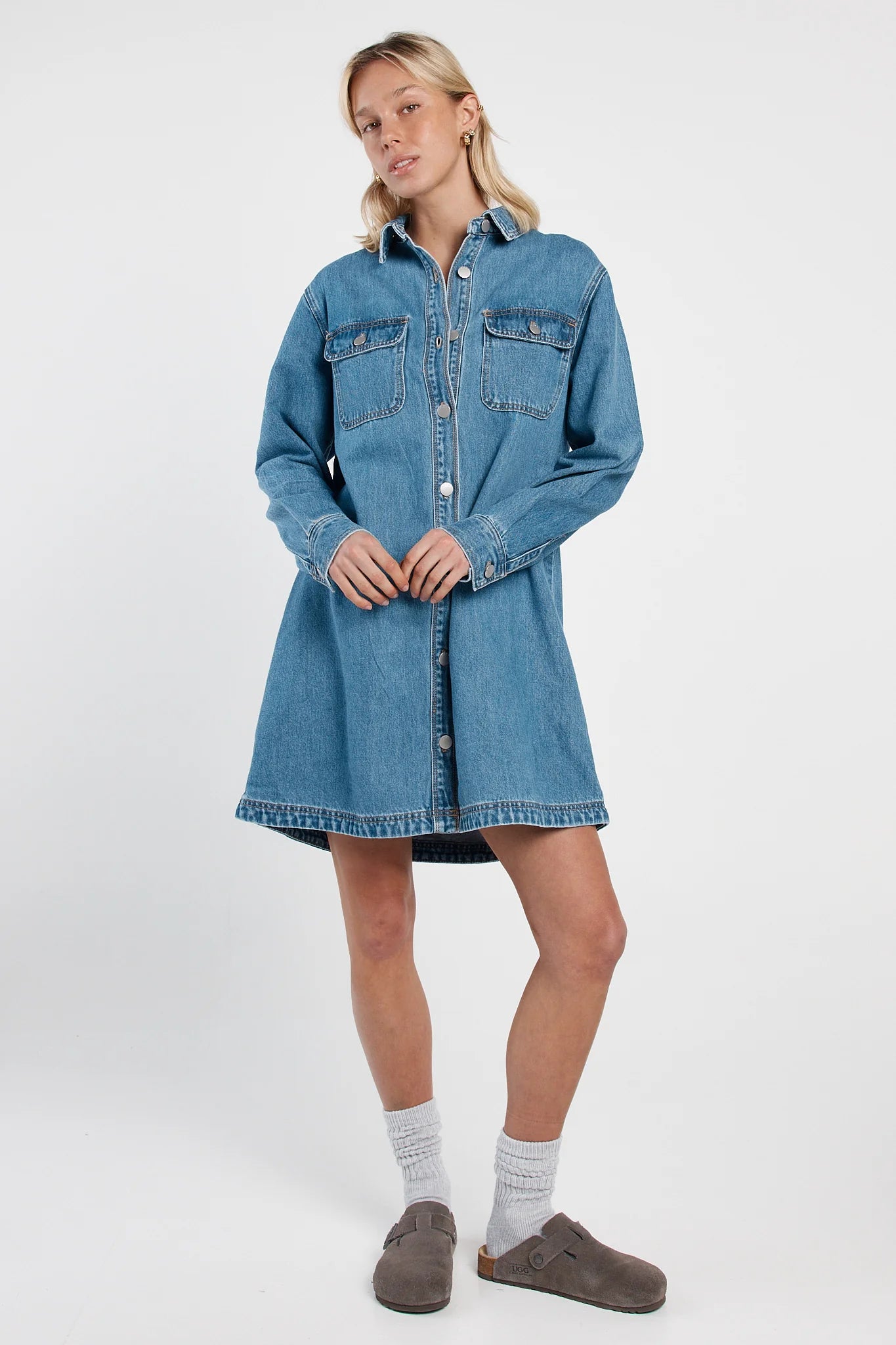 Sass Aveline Denim Shirt Dress – Deni Clothing Co