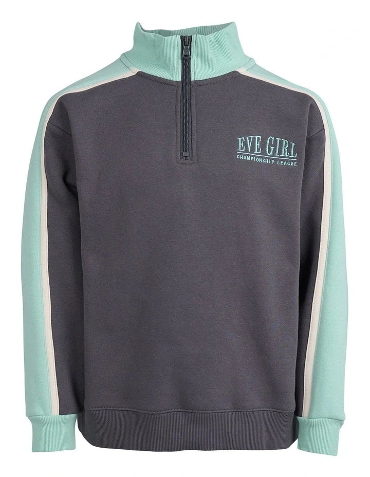 Eve Girl League 1/4 Zip Crew