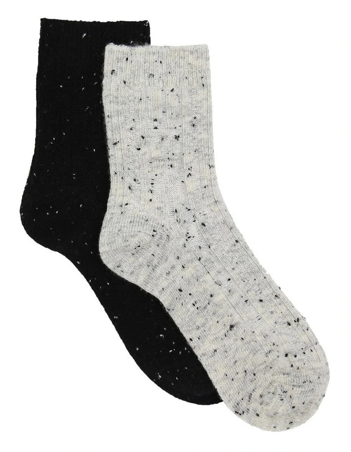 Ambra Fleck Winter Blend Crew Sock