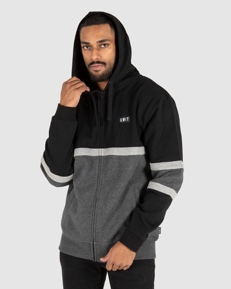 Unit Mens Empire Fleece Zip Hoodie