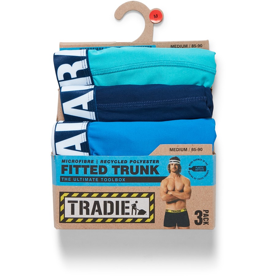 Tradie 3pk Microfibre Trunk