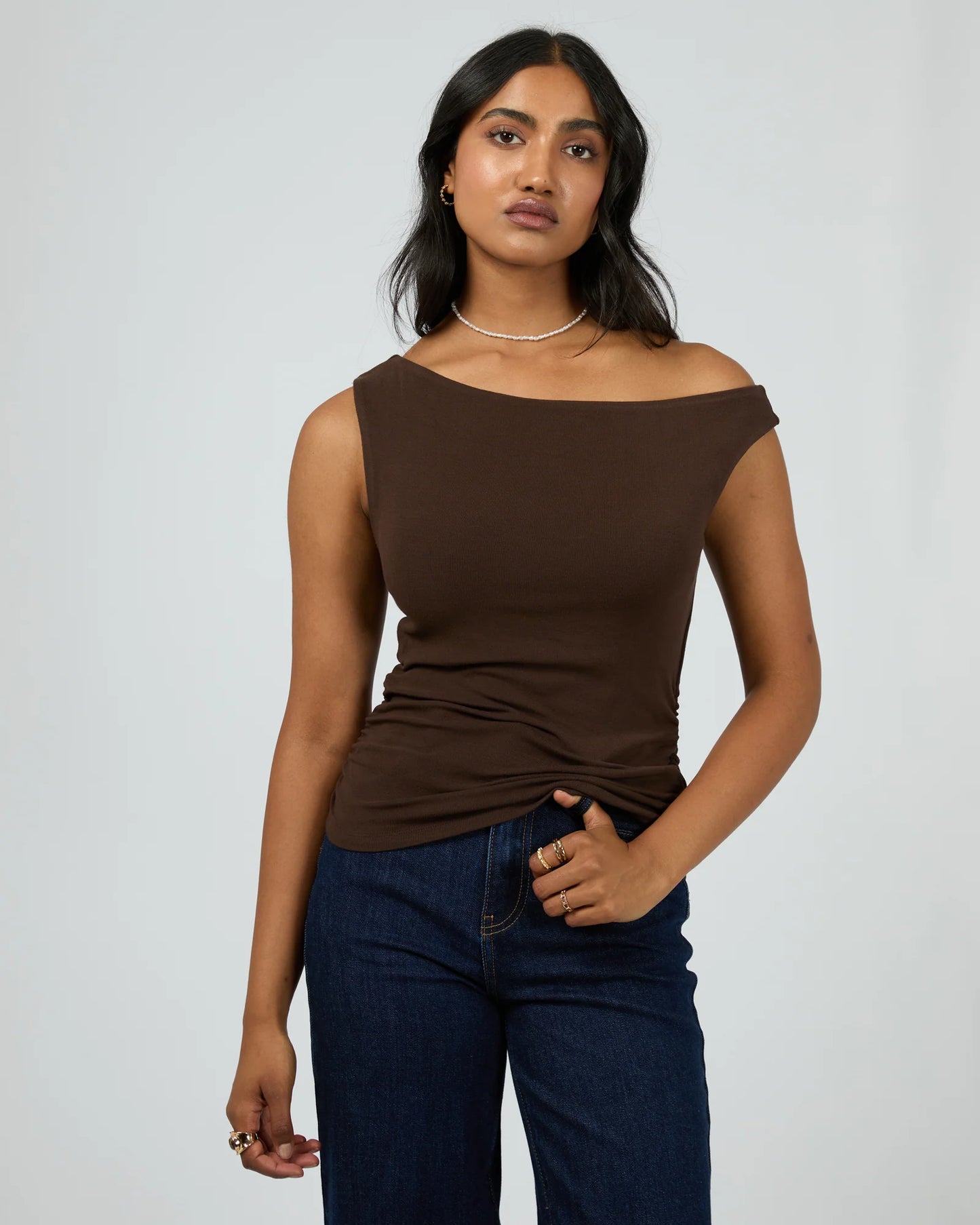 All About Eve Kylie Off Shoulder Top