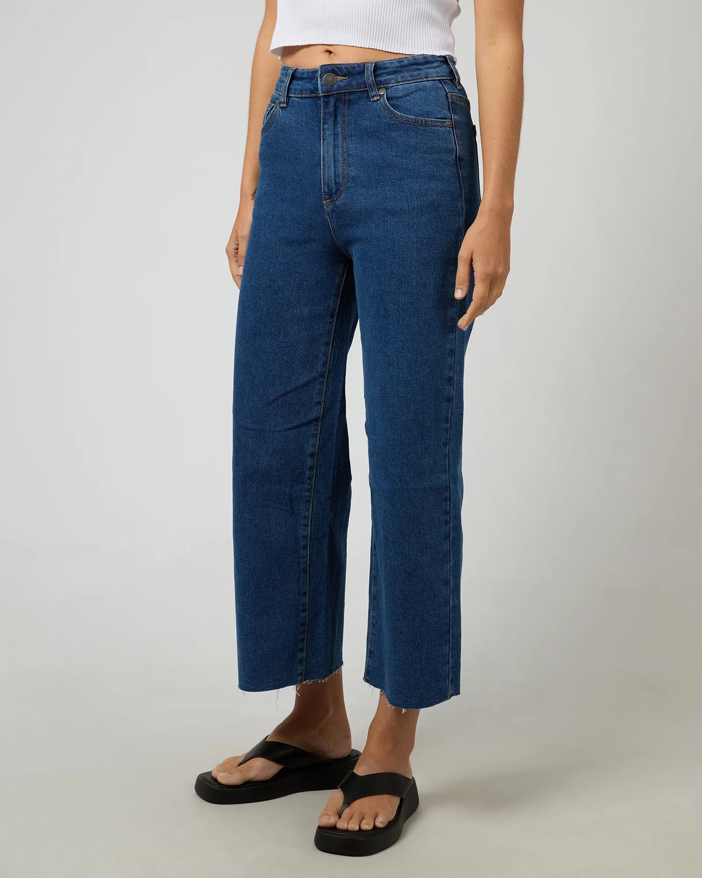 All About Eve Charlie High Rise Wide Leg Jean