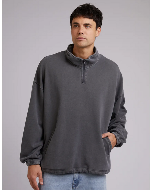 Silent Theory Oversized 1/4 Zip Jumper