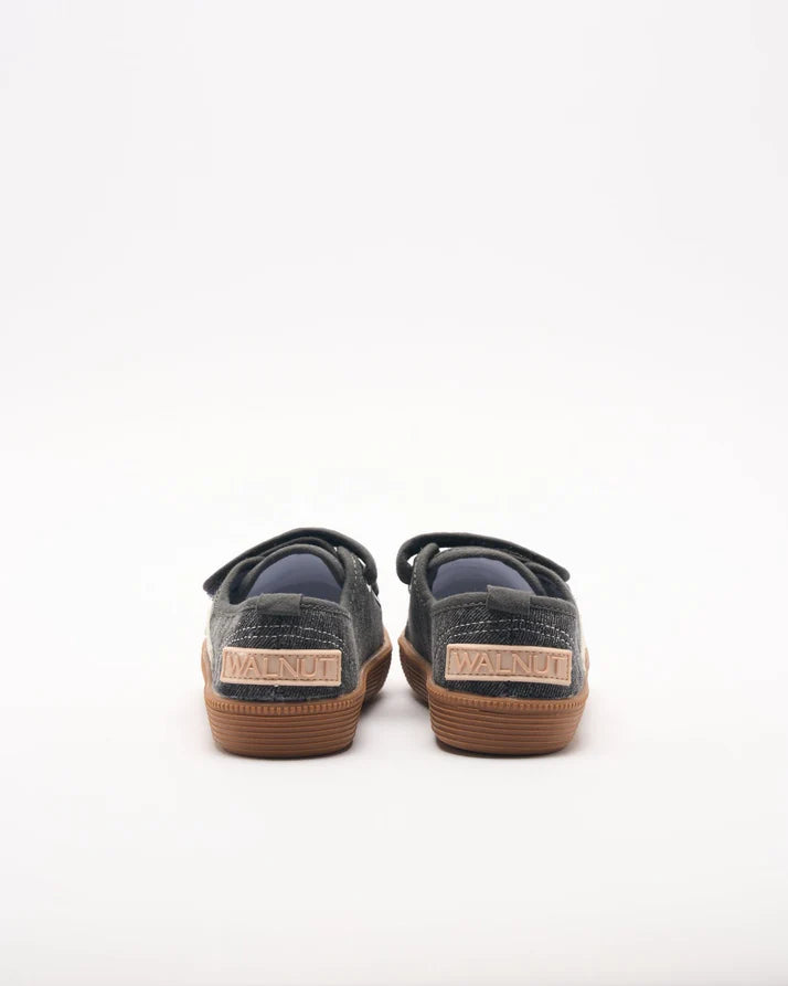 Walnut Melbourne Ben Canvas- Charcoal Denim