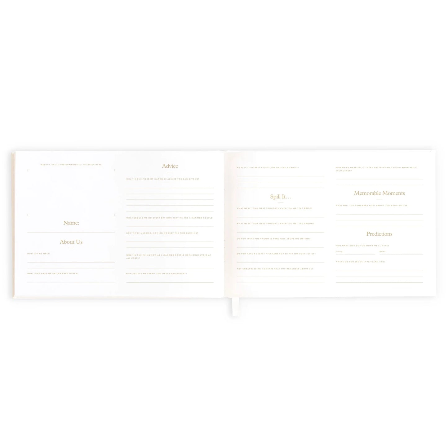 Fox & Fallow Wedding Guest Book