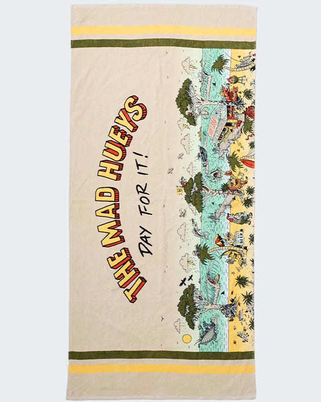 Mad Hueys Big Day For It Surf Towel