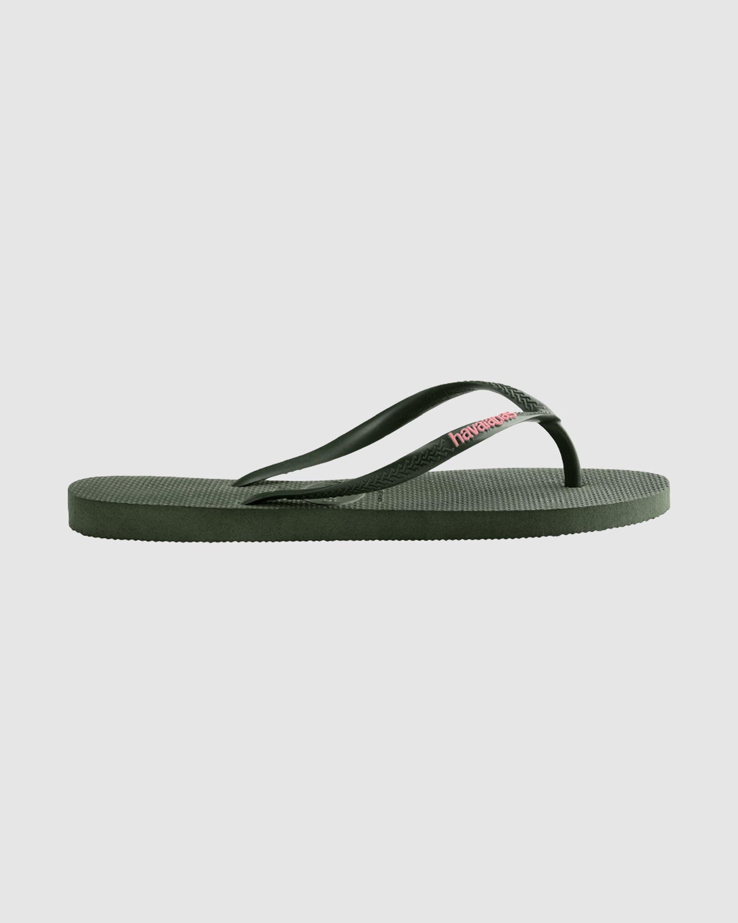 Havaianas Ladies Slim Rubber Logo Thongs