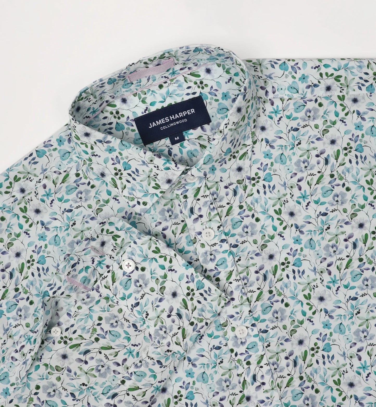 James Harper Floral L/S Shirt