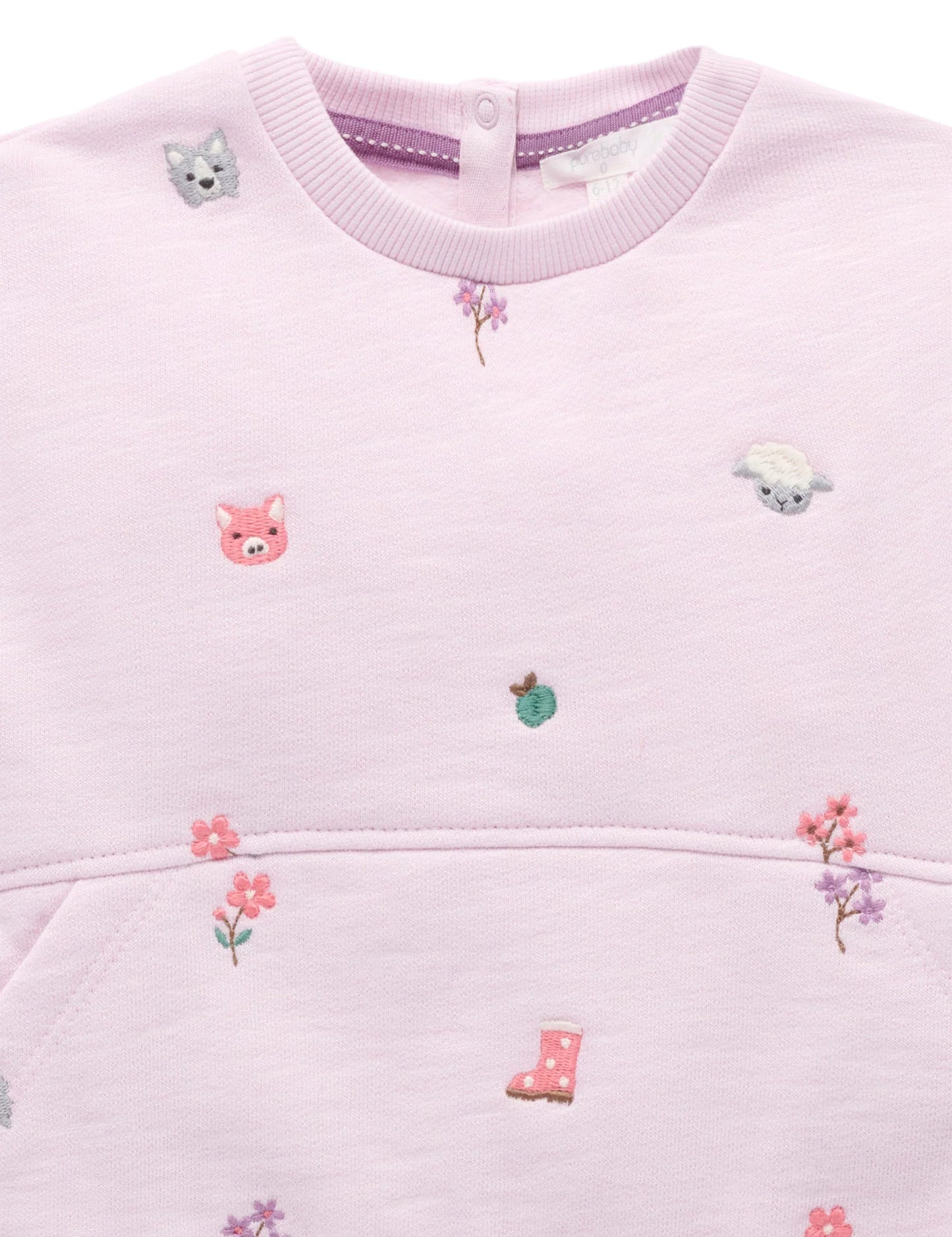 Purebaby Garden Embroidered Windcheater