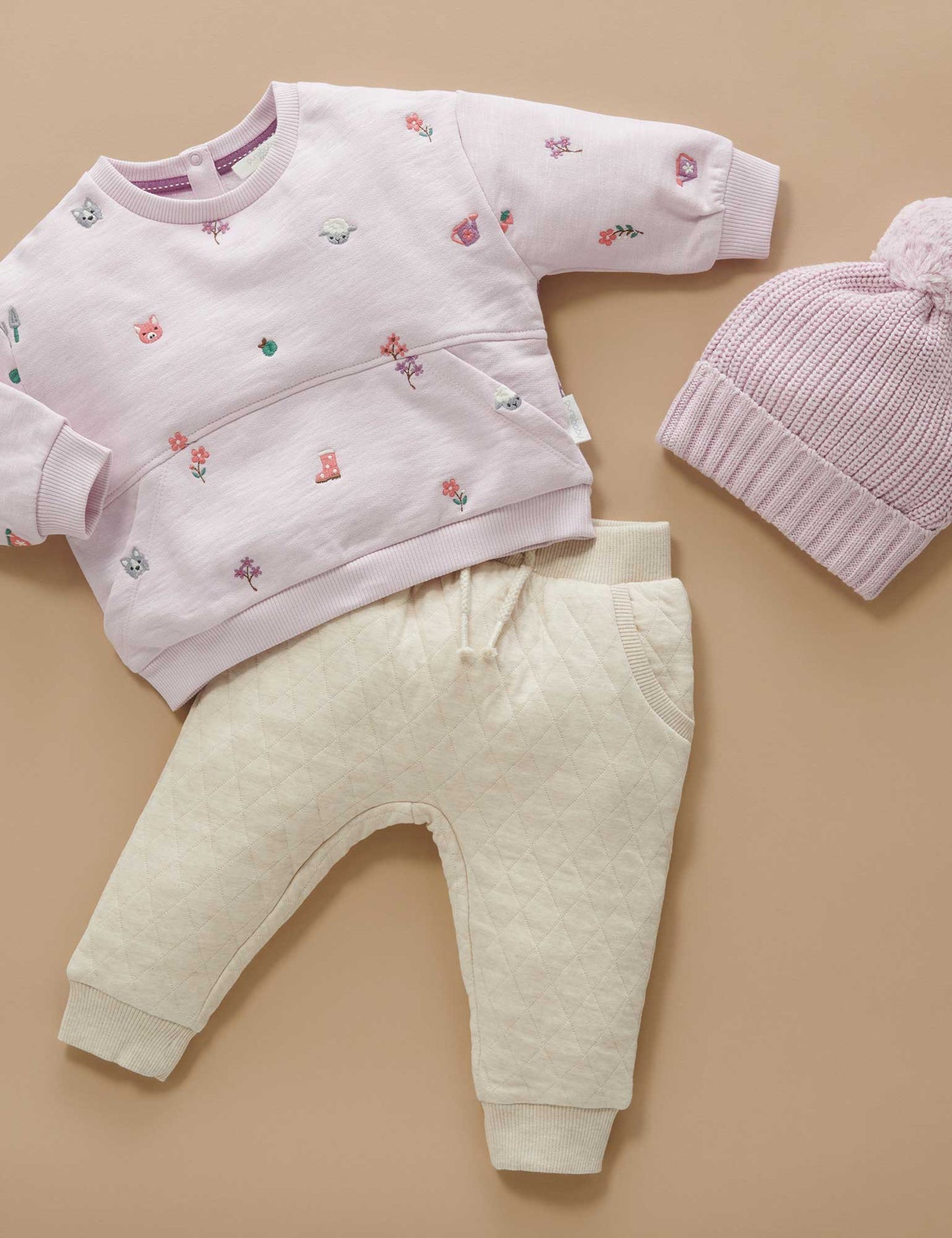 Purebaby Quilted Trackpant