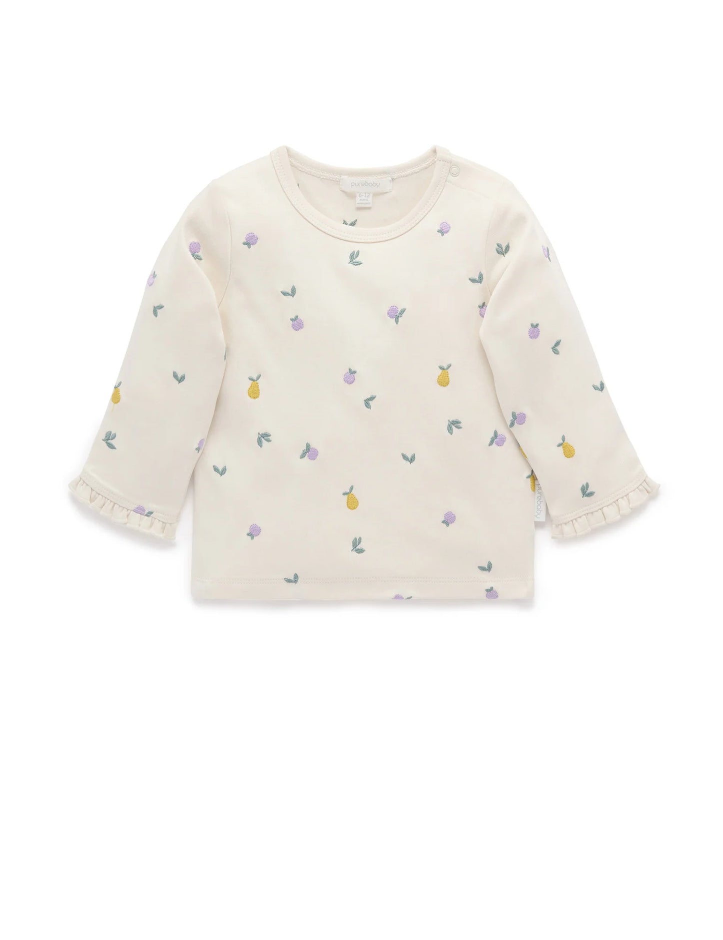 Purebaby Broderie Layering Top