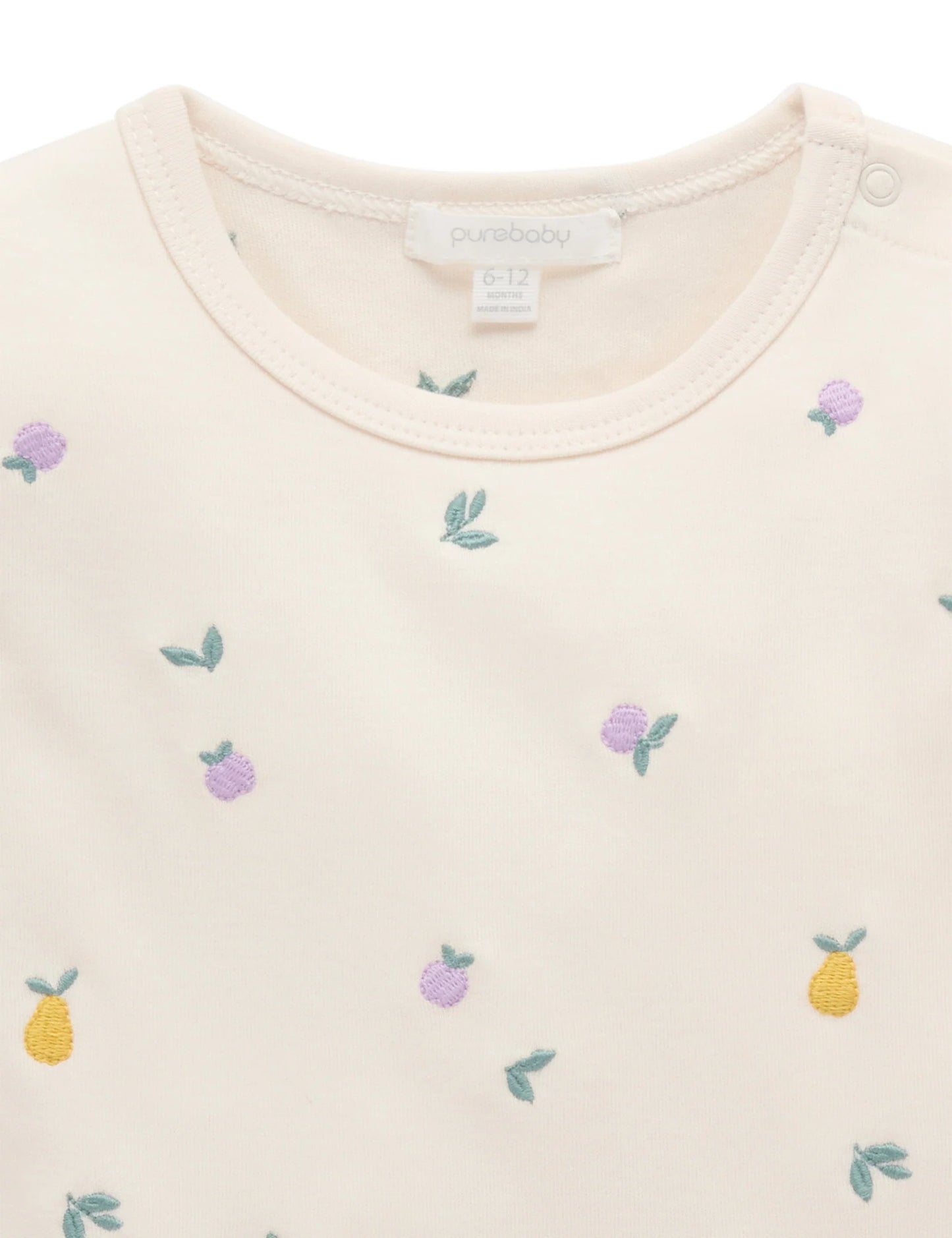 Purebaby Broderie Layering Top