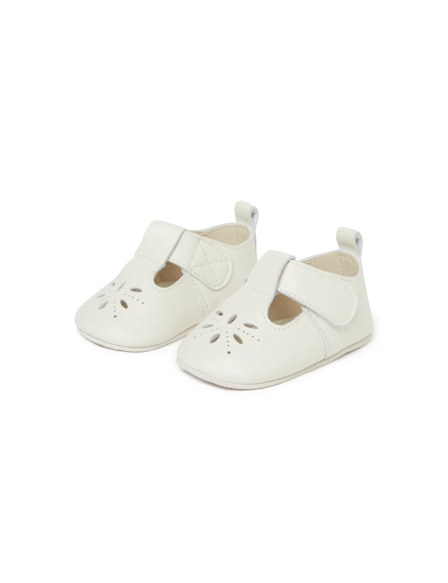 Purebaby Leather Eyelet T-Bar