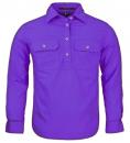 Pilbara Kids Long Sleeve Workshirt