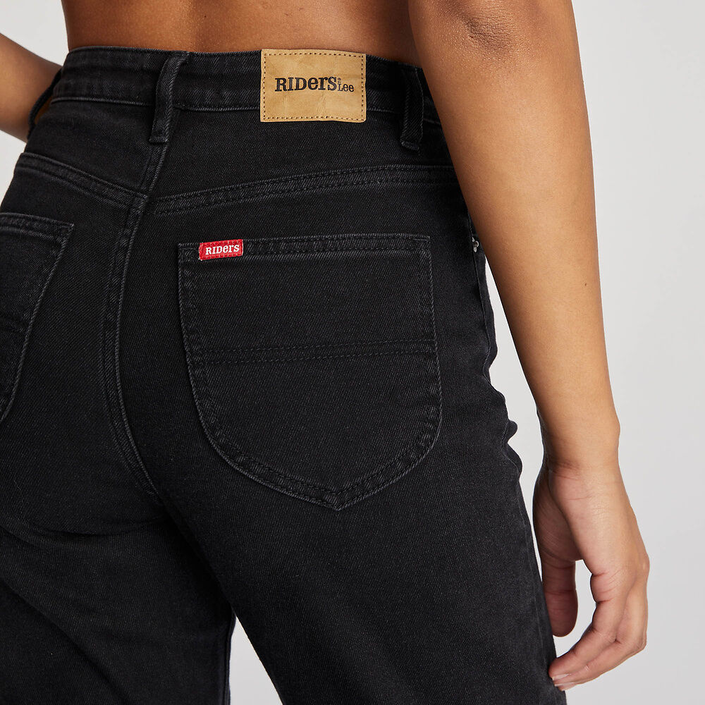 Riders Hi Slim Straight Crop Jeans