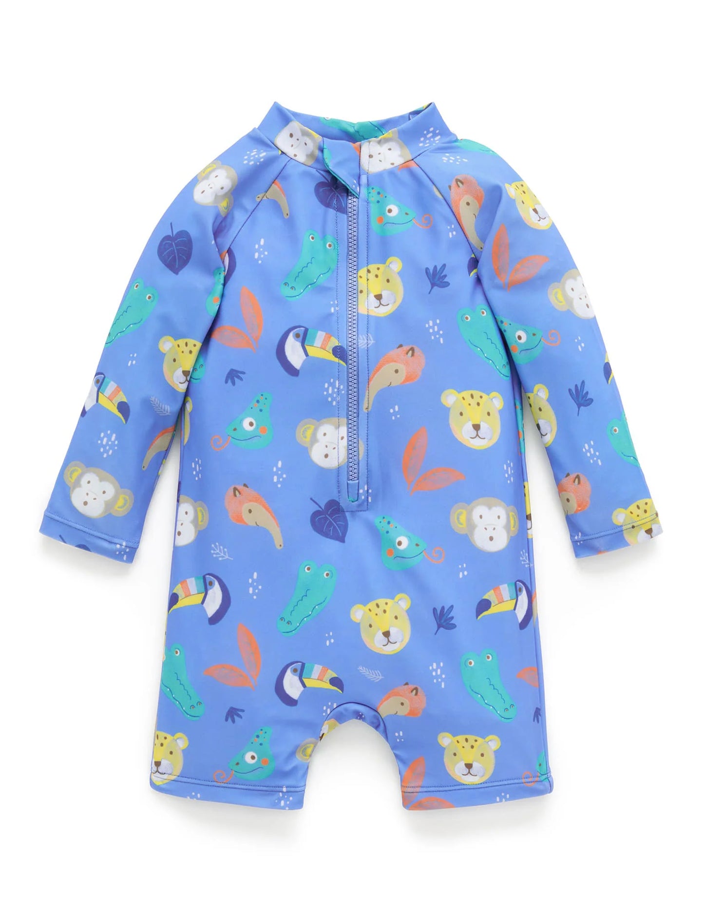 Purebaby Printed LS Rashie Sunsuit