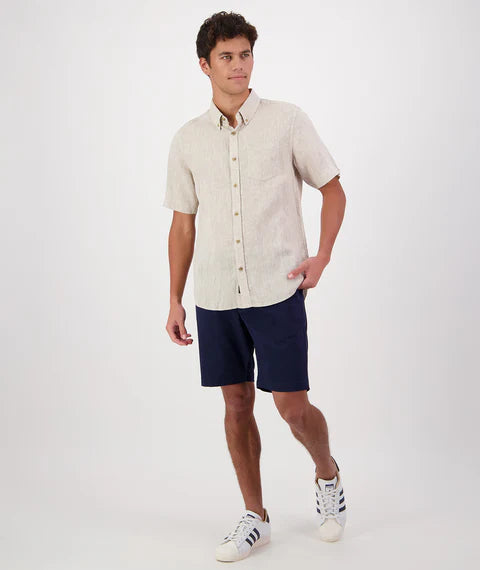 Swanndri Humber Mens SS Linen Shirt