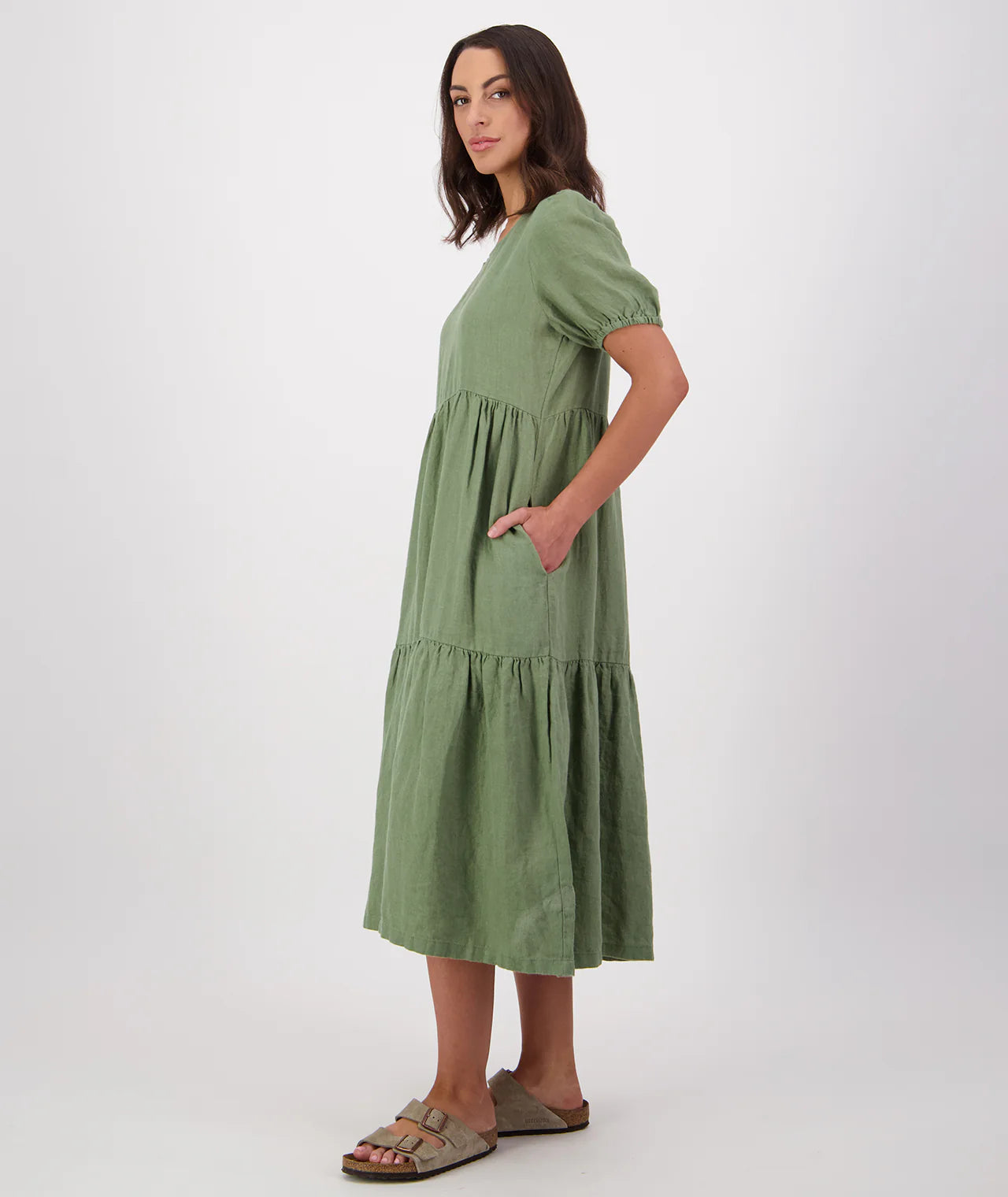 Swanndri Alma Gathered Dress