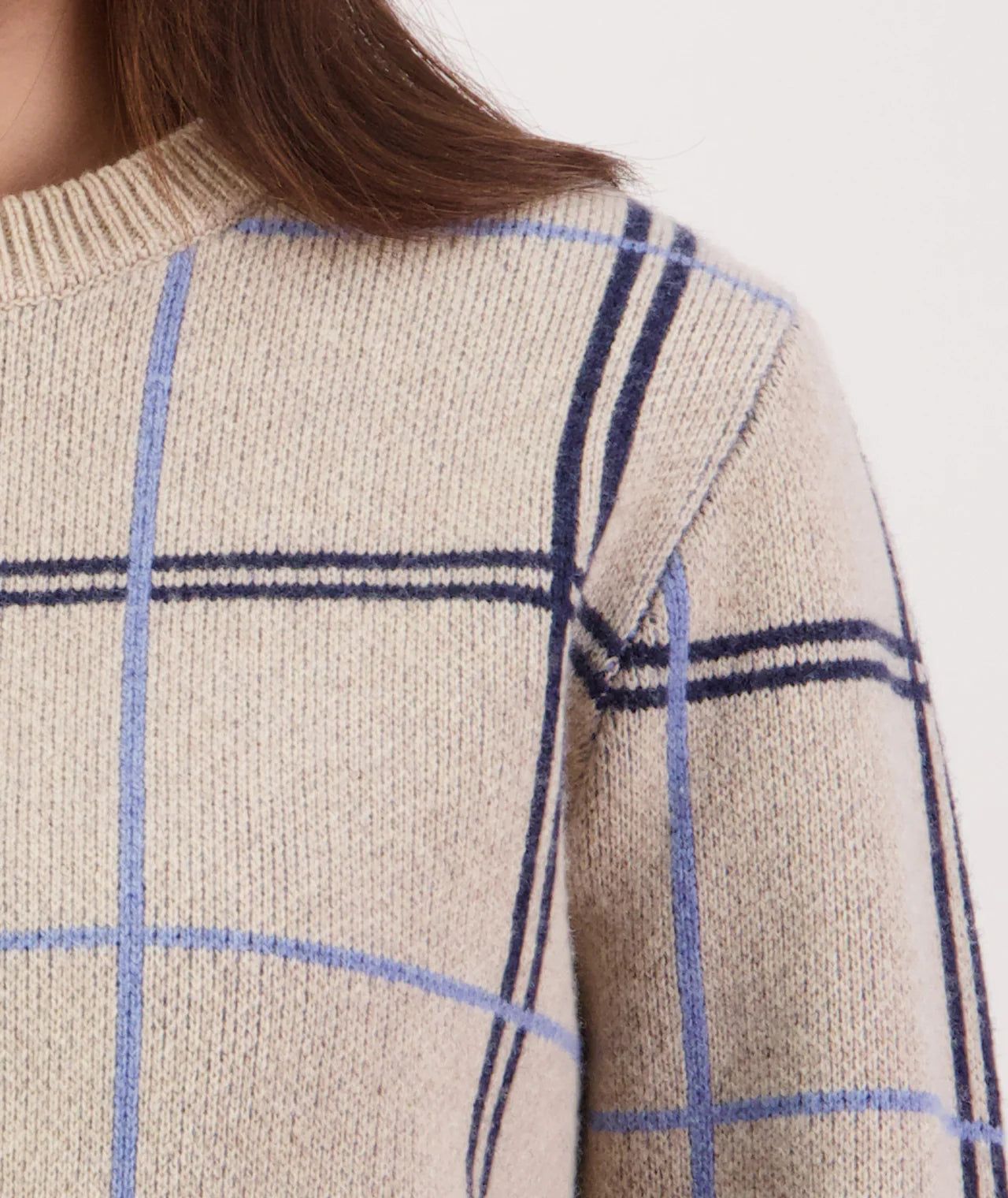 Swanndri Womens Yasmin Check Knit