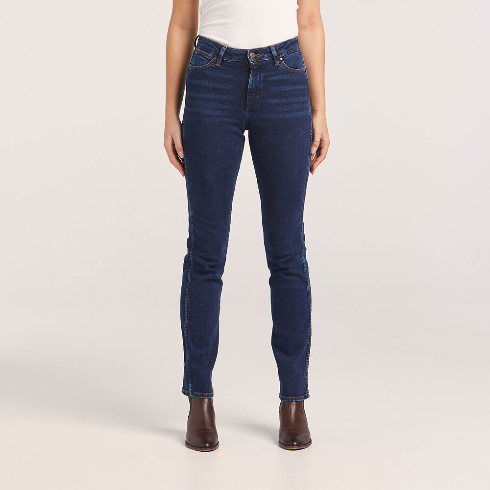 Wrangler Womens Mid Waist Straight Jean