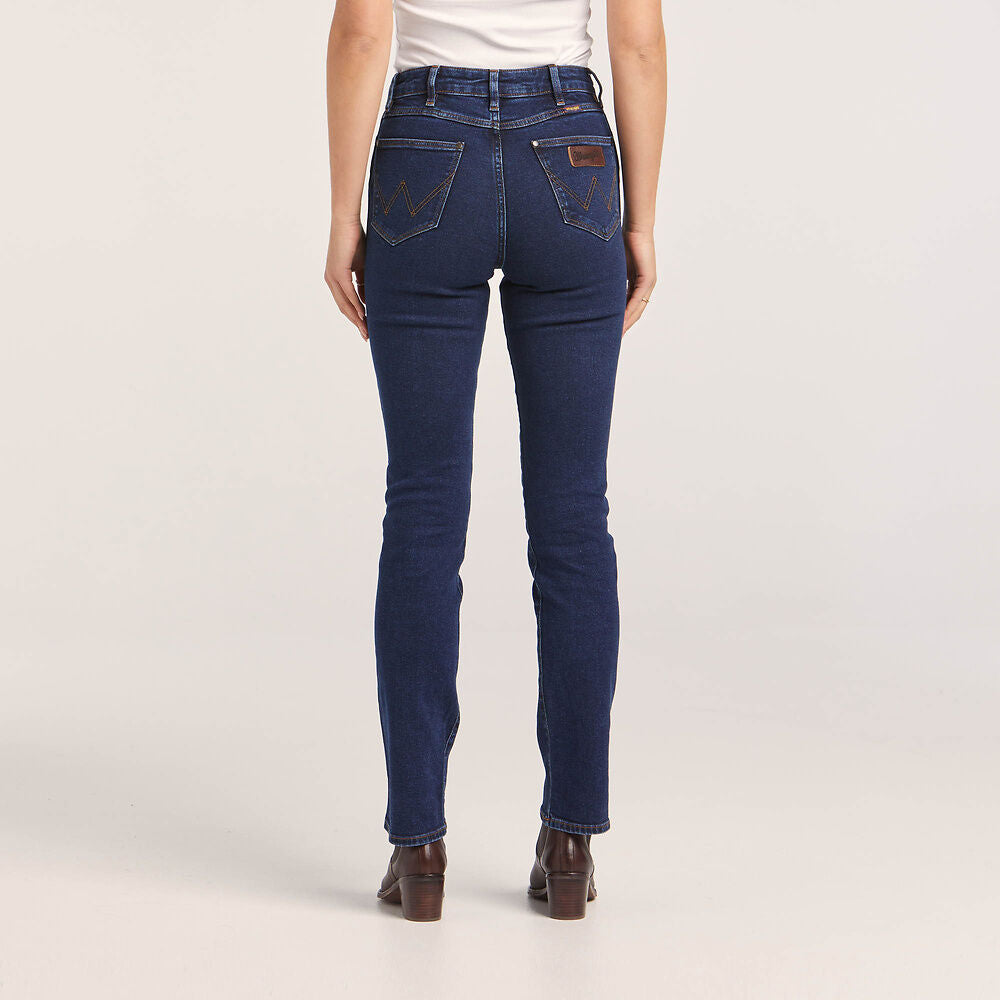 Wrangler Womens Mid Waist Straight Jean