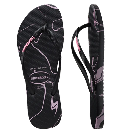 Havaianas Ladies Slim Marble Thongs