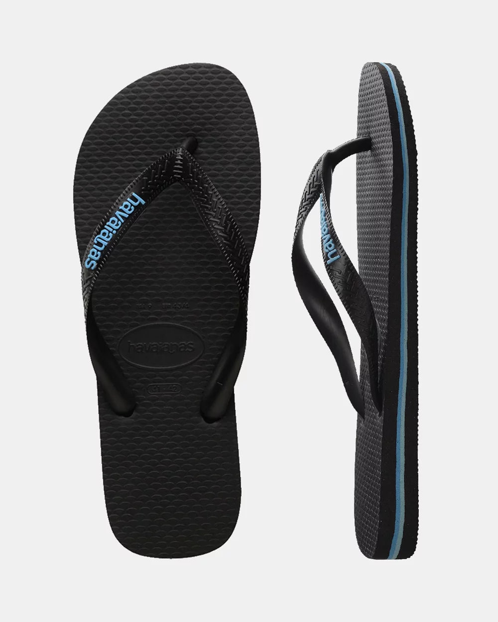 Havaianas Mens Rubber Logo Thongs