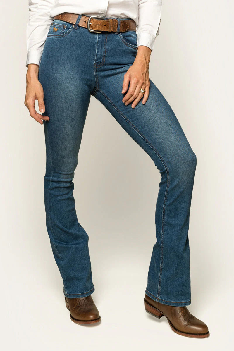 Ringers Western Penny Womens High Rise Bootleg Jean- Coolmax