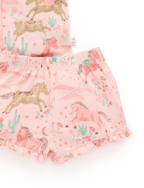 Purebaby Ruffle Button Up Pj Set
