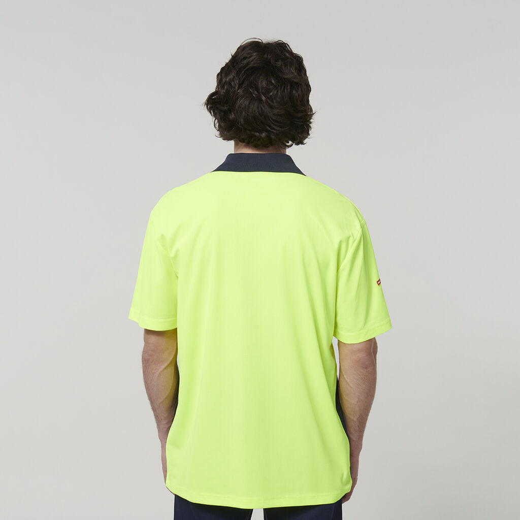 Hard Yakka Mens S/S Hi Vis Polo