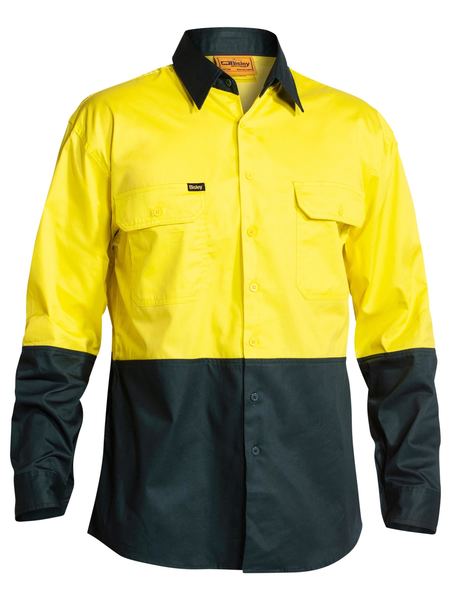 Bisley Long Sleeve 2tone Vent Shirt