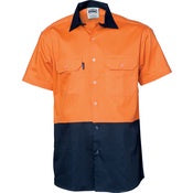 DNC Full Open S/S HiVis Shirt