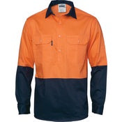 DNC Hi Vis Closed Front L/S Shirt