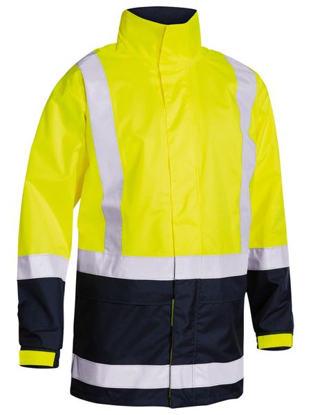Bisley Taped 2Tone Hi Vis Water Resistent Jacket