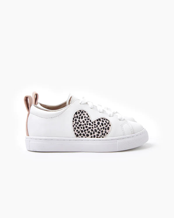 Walnut Heart Mini Sneaker
