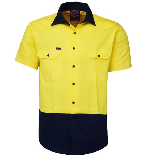 Ritemate 2Tone Full Open S/S Shirt