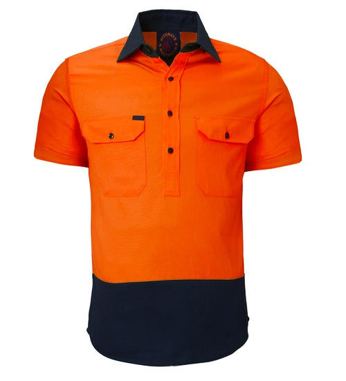 Ritemate 2Tone Half Open S/S shirt