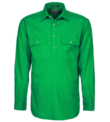 Pilbara Men's Closed Front L/S Shirt