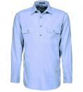 Pilbara Men's Closed Front L/S Pastel Shirt