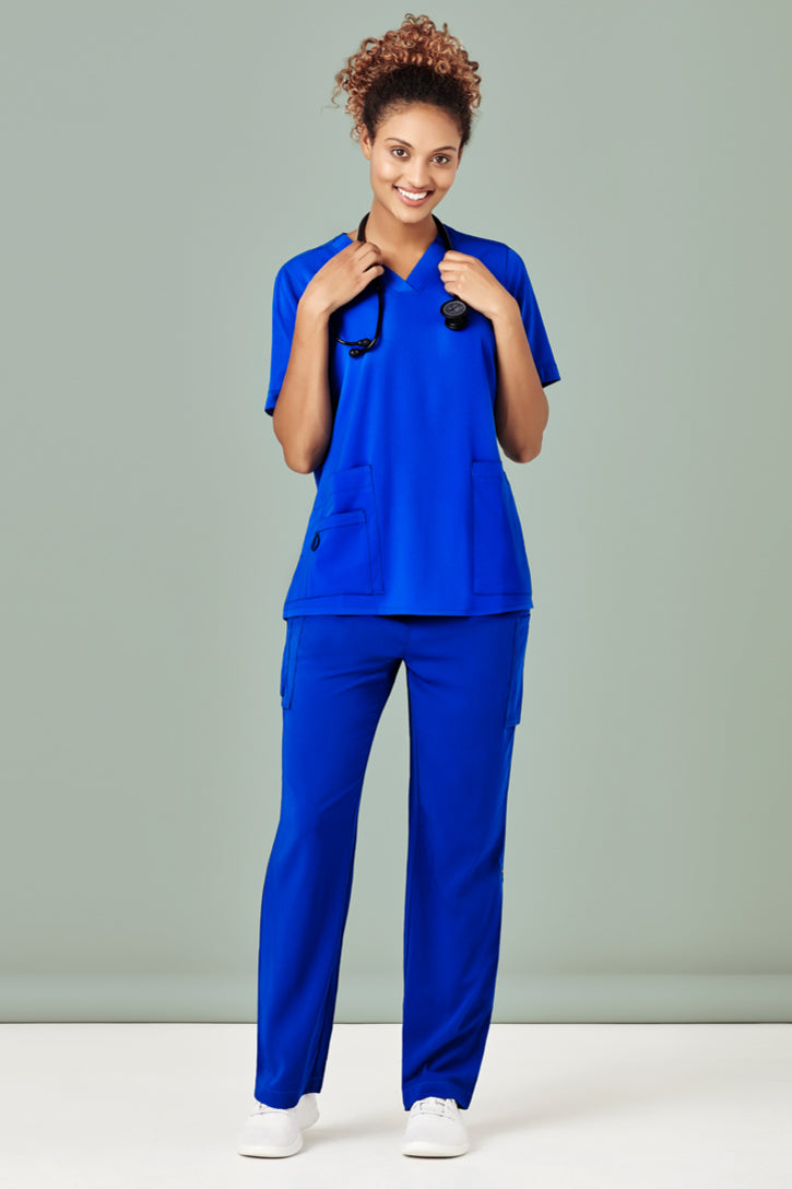 Biz Avery Ladies Easy Fit Scrub Top