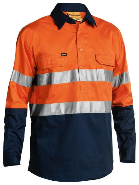 Bisley Long Sleeve 1/2 Open N-Tape