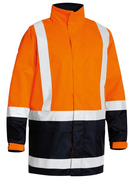 Bisley Taped 2Tone Hi Vis Water Resistent Jacket