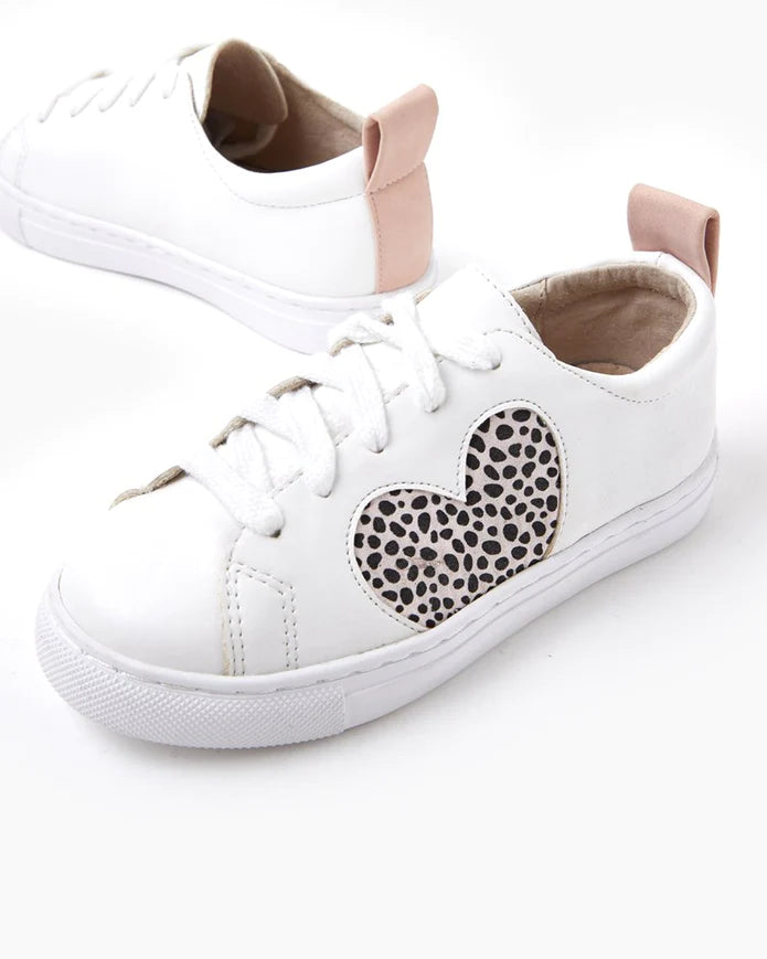 Walnut Heart Mini Sneaker