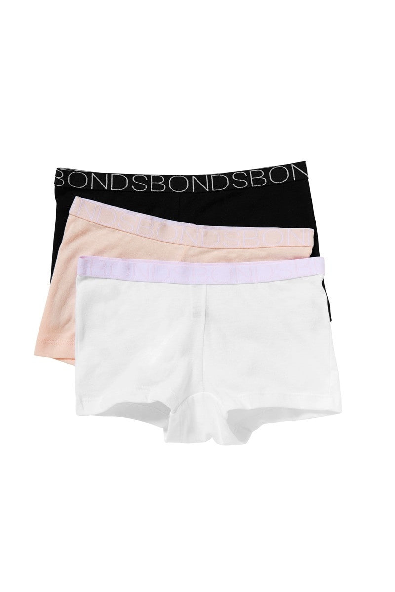 Bonds Girls Shortie 3PK