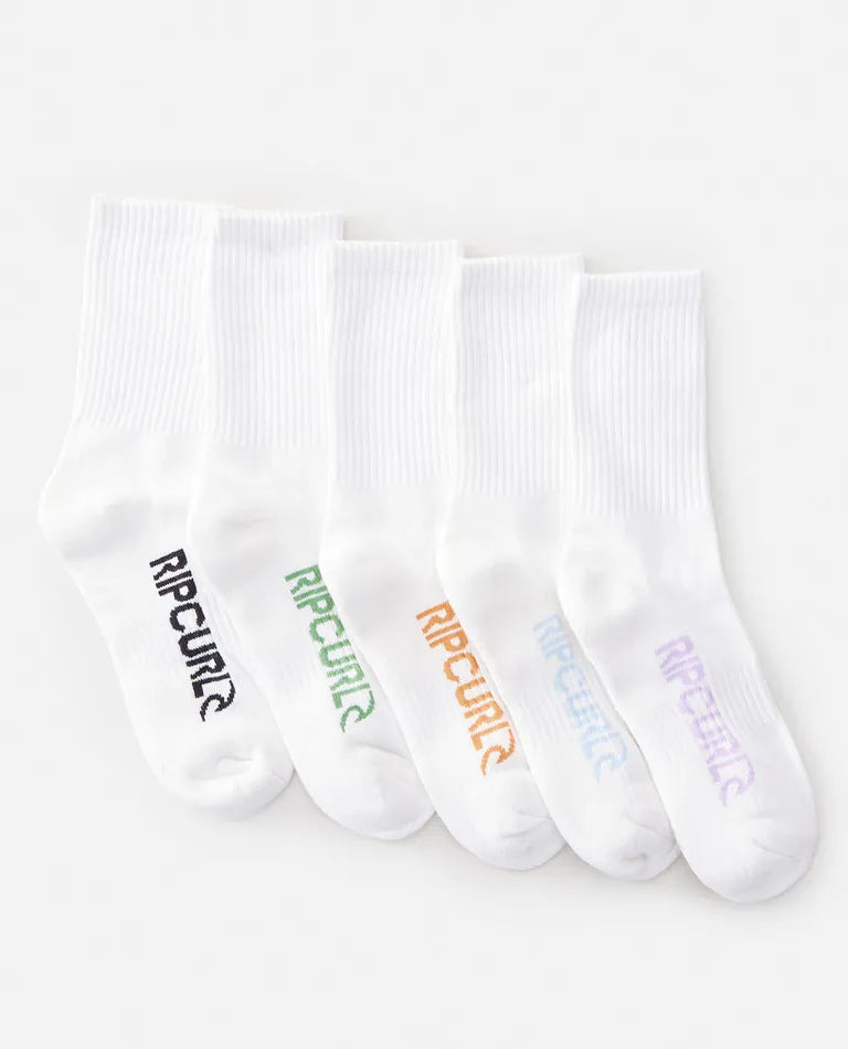 Ripcurl Boys School Crew Sock 5-pack