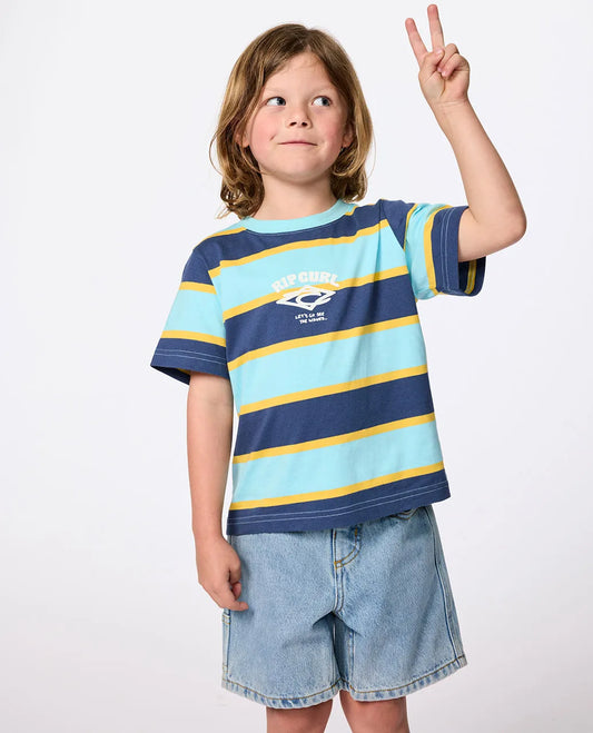 Ripcurl Stripe Tee- Boys